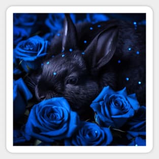 Black Rabbit Sticker